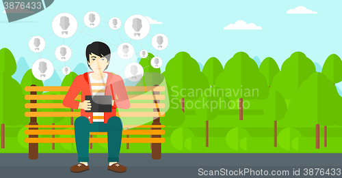 Image of Social media network.