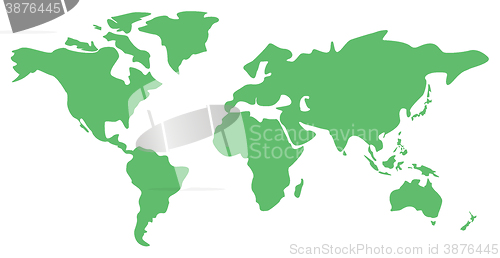 Image of World map illustration