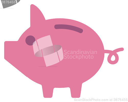 Image of Pink piggy bank