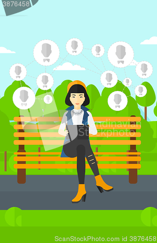 Image of Social media network.