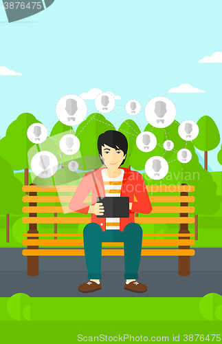 Image of Social media network.