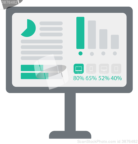 Image of Board with business charts