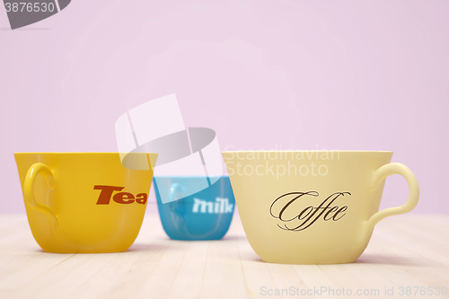 Image of Three color cup