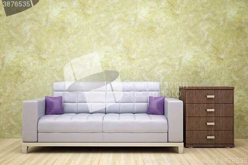 Image of gray sofa