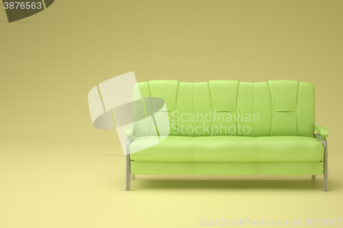 Image of green sofa