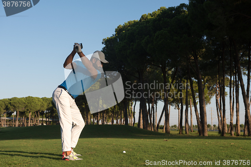 Image of golf player