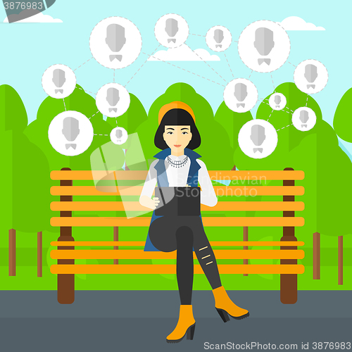 Image of Social media network.