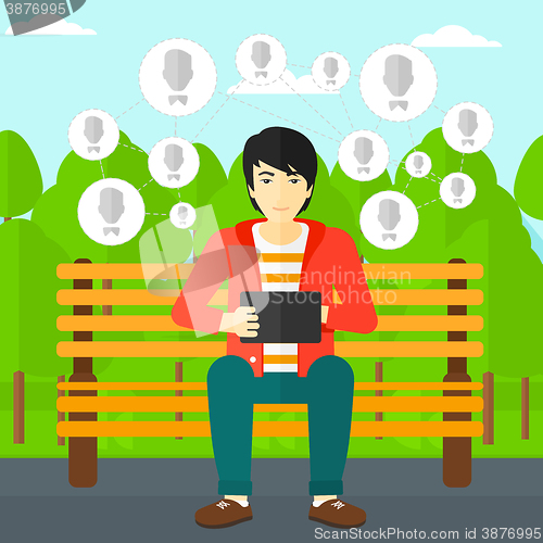 Image of Social media network.
