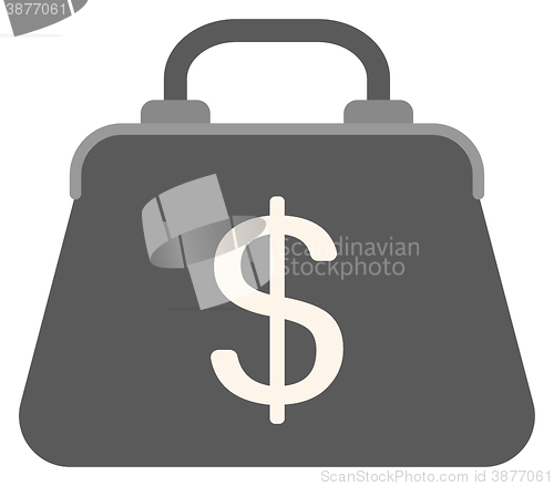 Image of Handbag with dollar sign