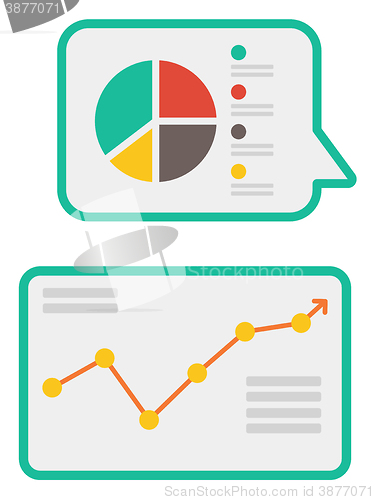 Image of Linear and pie charts