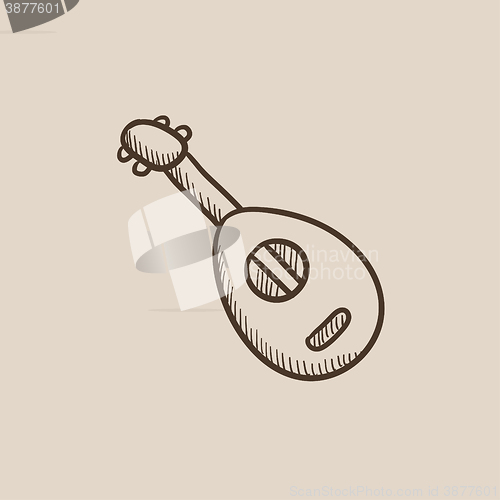 Image of Mandolin sketch icon.