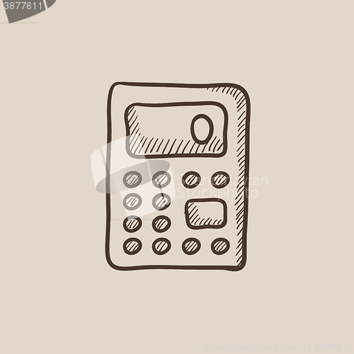 Image of Calculator sketch icon.