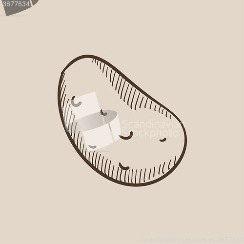 Image of Potato sketch icon.