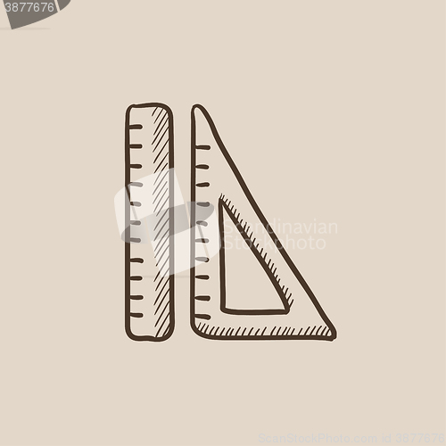 Image of Rulers sketch icon.