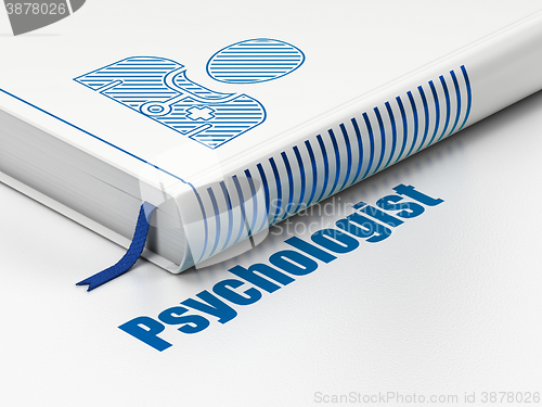 Image of Health concept: book Doctor, Psychologist on white background