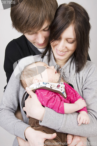 Image of young parents