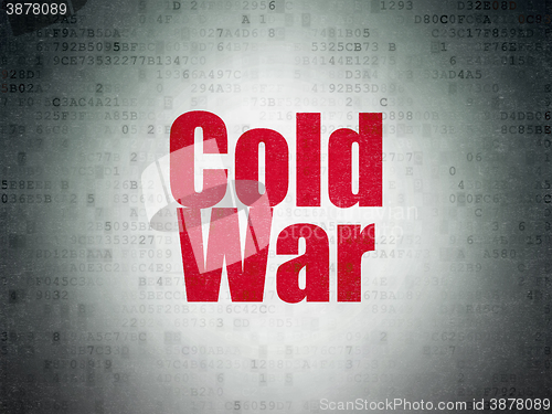 Image of Political concept: Cold War on Digital Paper background