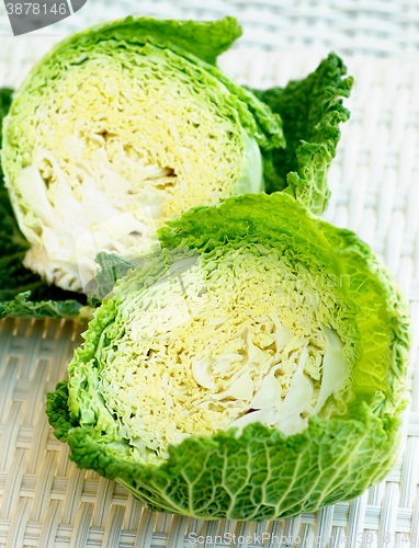 Image of Raw Savoy Cabbage