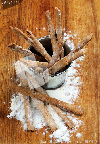 Image of Freshly Baked Bread Sticks