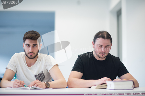 Image of male student in classroom