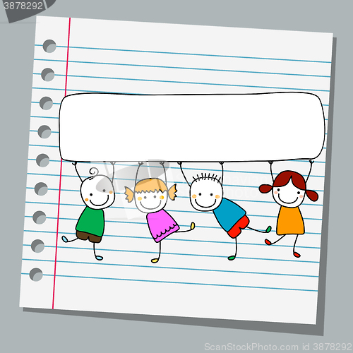 Image of notebook paper kids