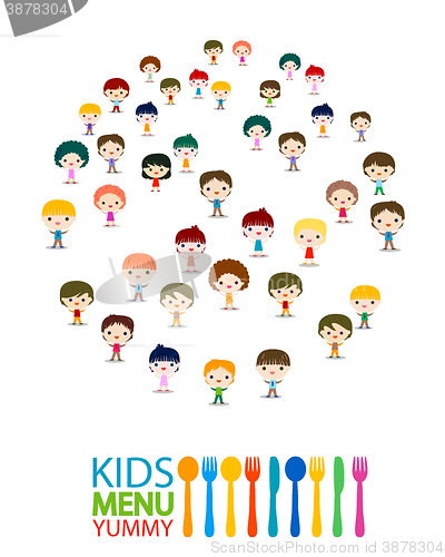 Image of menu kids background