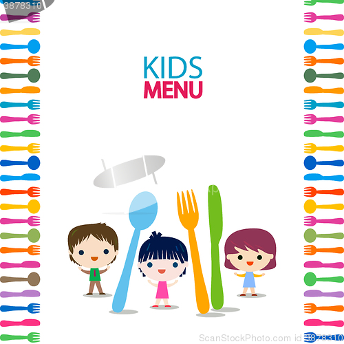 Image of menu kids background