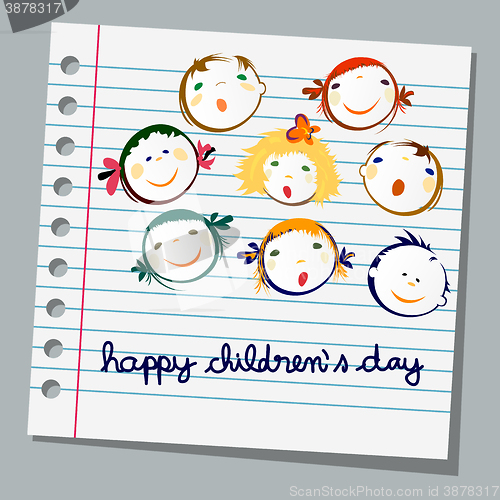 Image of notebook paper best friends