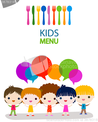 Image of menu kids background