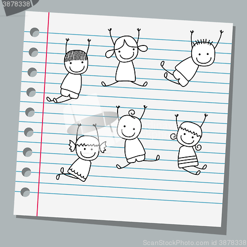 Image of notebook paper kids