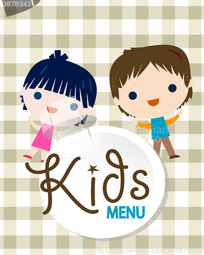 Image of kids menu background