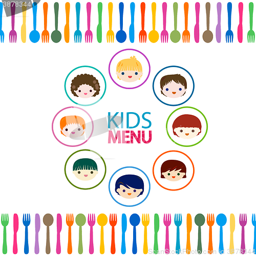 Image of menu kids background