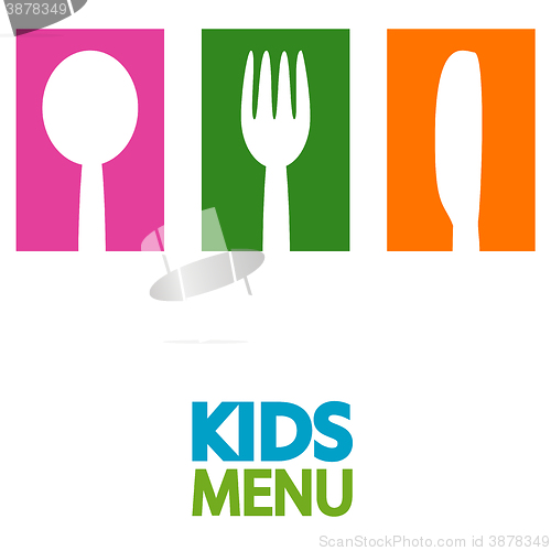 Image of kids menu background