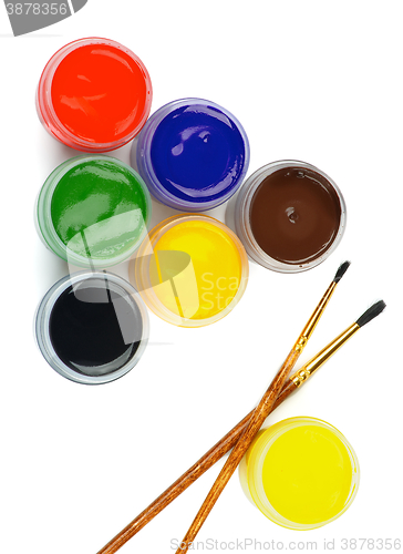 Image of Watercolors and Brushes