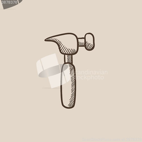 Image of Hammer sketch icon.