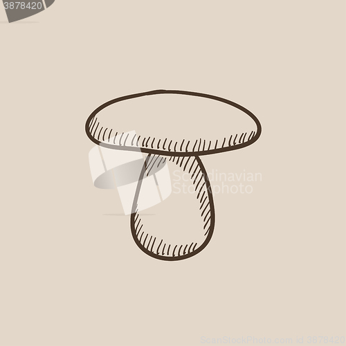 Image of Mushroom sketch icon.