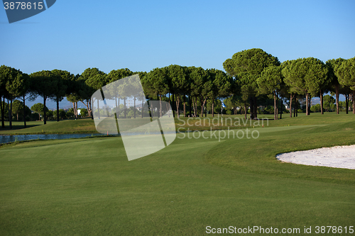 Image of golf course on sunny day