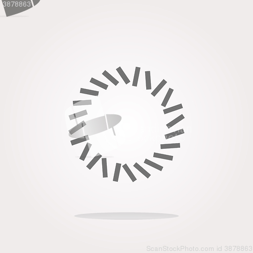 Image of vector abstract symbol on web icon or button. Web Icon Art. Graphic Icon Drawing