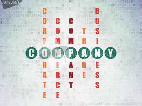 Image of Finance concept: Company in Crossword Puzzle