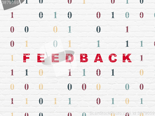 Image of Business concept: Feedback on wall background