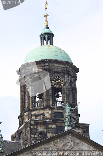 Image of Royal Palace at the Dam Square in Amsterdam, the Netherlands