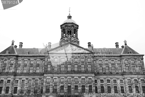 Image of Royal Palace at the Dam Square in Amsterdam, the Netherlands