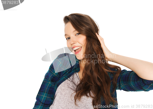 Image of happy smiling pretty teenage girl