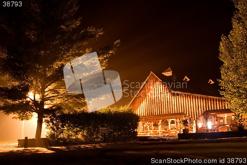 Image of rafting night house