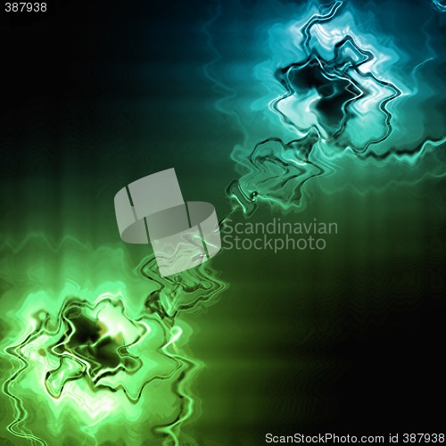 Image of abstract green and blue background