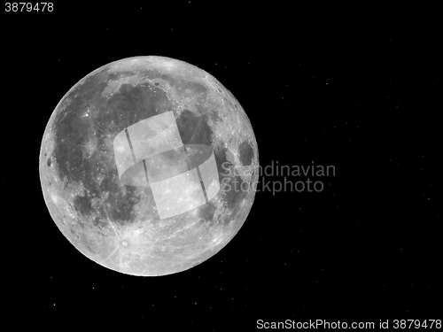 Image of Moon and stars