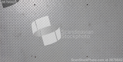 Image of Grey steel diamond plate background