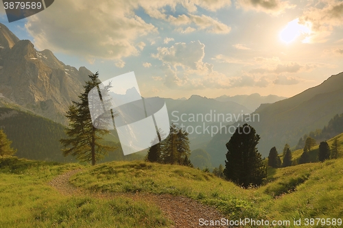 Image of Alpine Sunset Falre