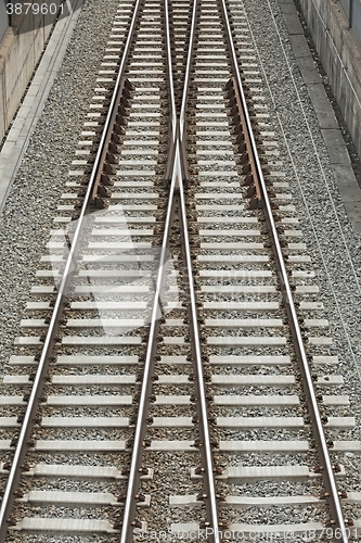 Image of Merging Railway Tracks