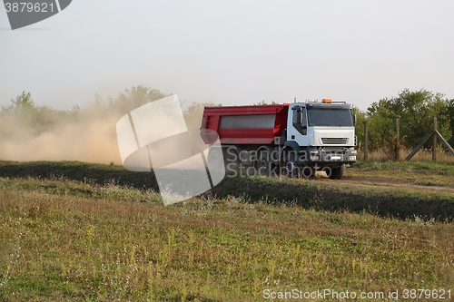 Image of Road construction truck